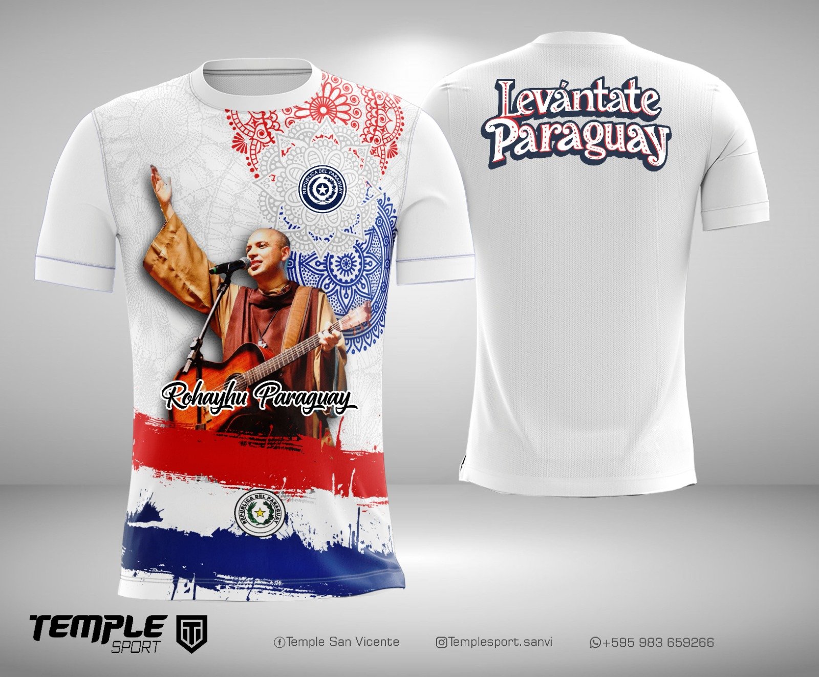 Remera Levántate Paraguay